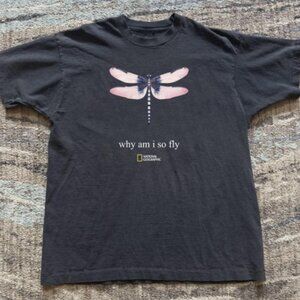 National Geographic Dragonfly Black T-shirt